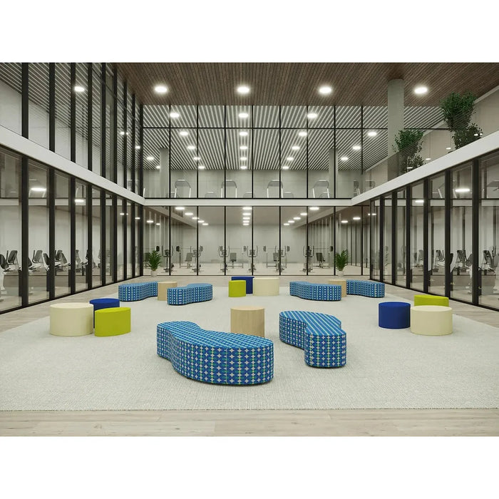 Aba 15''W x 22''D x 14''H Pouf