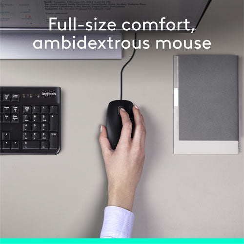 Logitech Wired Mouse & Keyboard Combo