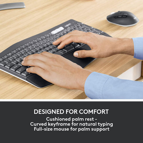 Logitech MK850 Bluetooth Optical Keyboard Ergonomic