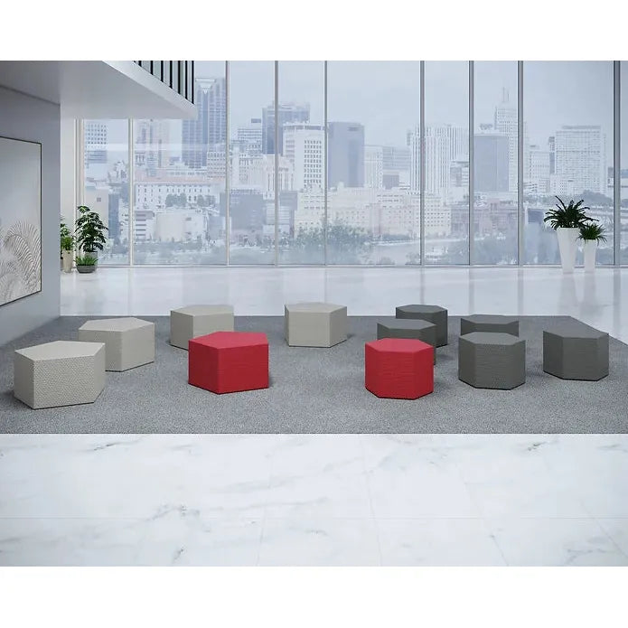 Lux 14''H Pouf