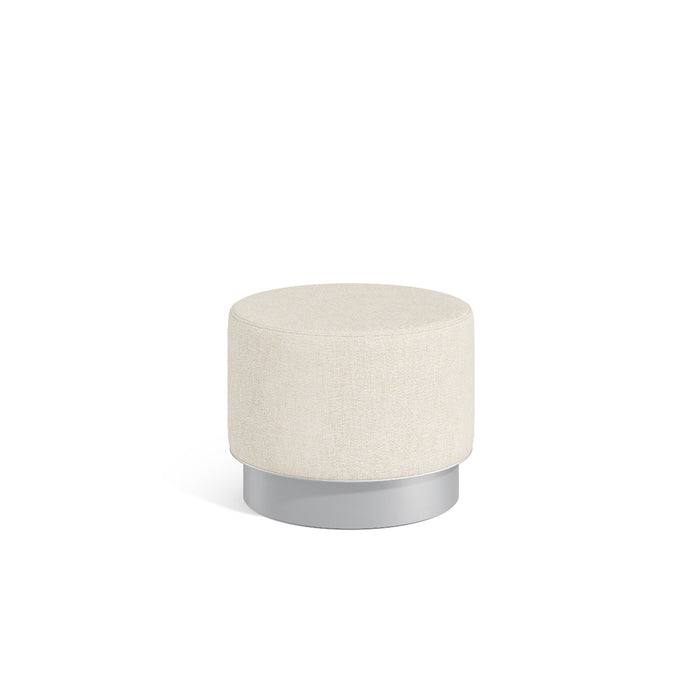 Bora 20"W x 16"H Plinth Base Pouf
