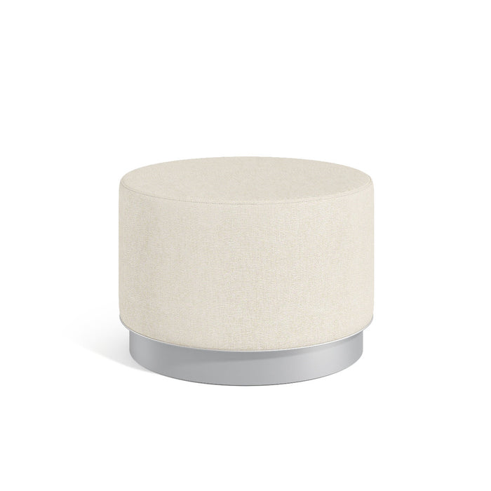 Bora 30"W x 20"H Plinth Base Pouf