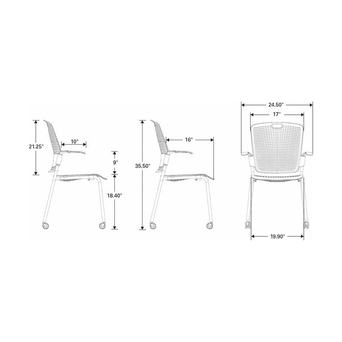 Cinto Stacking Side Chair