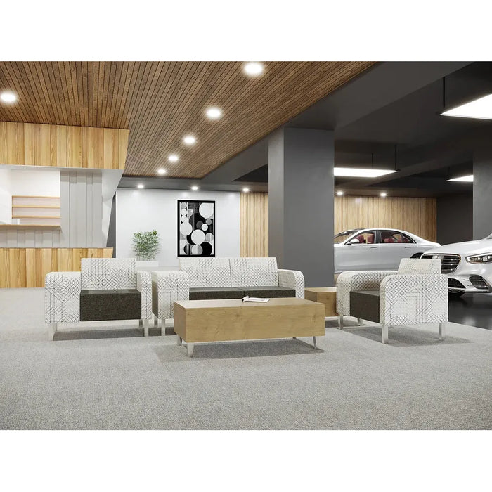 THK + THN Waterfall 3 Seater Sofa Big Arm Left