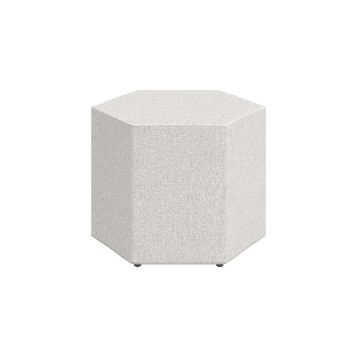 Hex 18''H Pouf