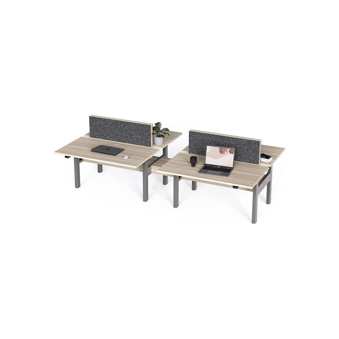Upside Height Adjustable Benching Based Workstation